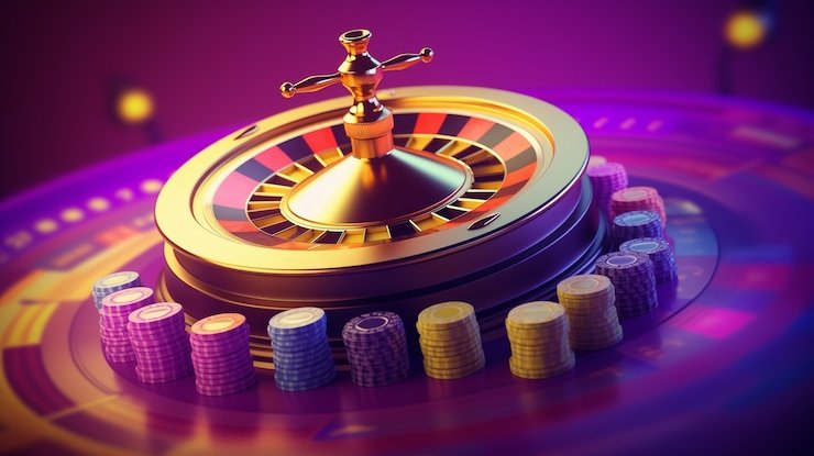 mustika78 login live game show studio with host and spinning wheel, broadcast in real time